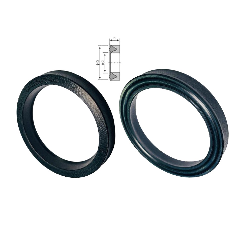 S8 Oil Seal Canvas Bud Type Hydraulic Compact Seal Ring